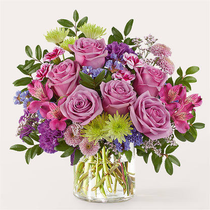 Glass Half Full Bouquet –  La Petite Florist And Gifts, Brea CA