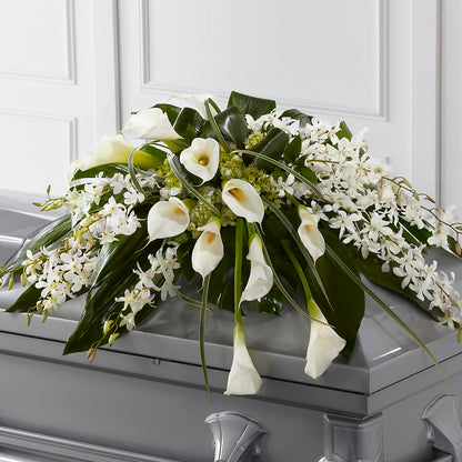 Angel Wings Casket Spray –  La Petite Florist And Gifts, Brea CA