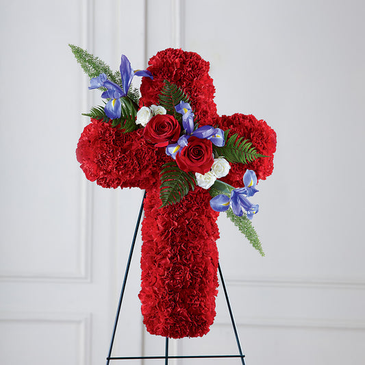 Faithful Hero Floral Cross –  La Petite Florist And Gifts, Brea CA