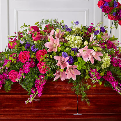 Radiant Tribute Casket Spray –  La Petite Florist And Gifts, Brea CA