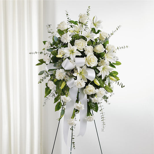 With Care Standing Spray –  La Petite Florist And Gifts, Brea CA