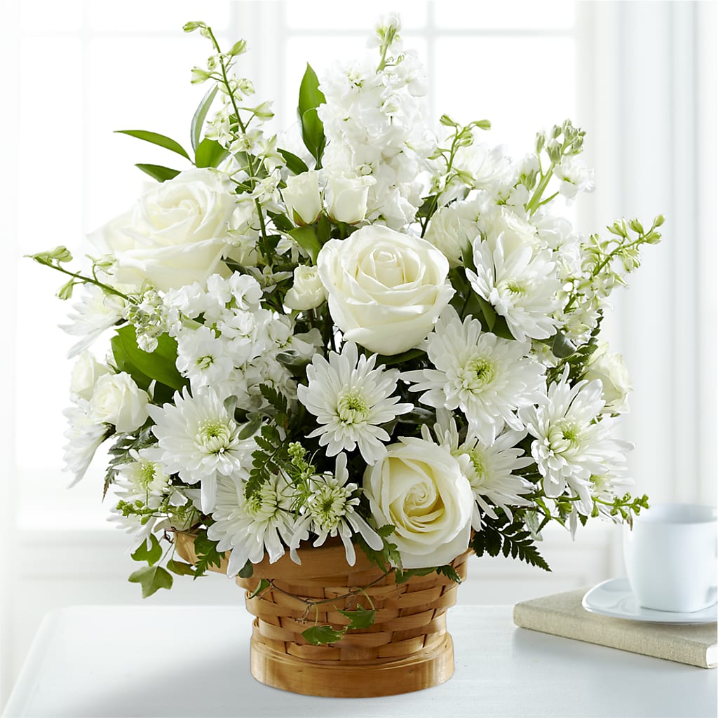 Heartfelt Condolences Arrangement –  La Petite Florist And Gifts, Brea CA