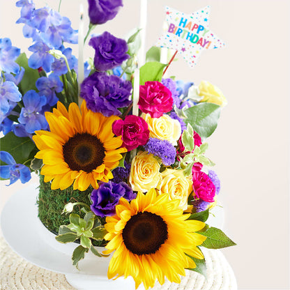 Star of the Day Floral Cake –  La Petite Florist And Gifts, Brea CA