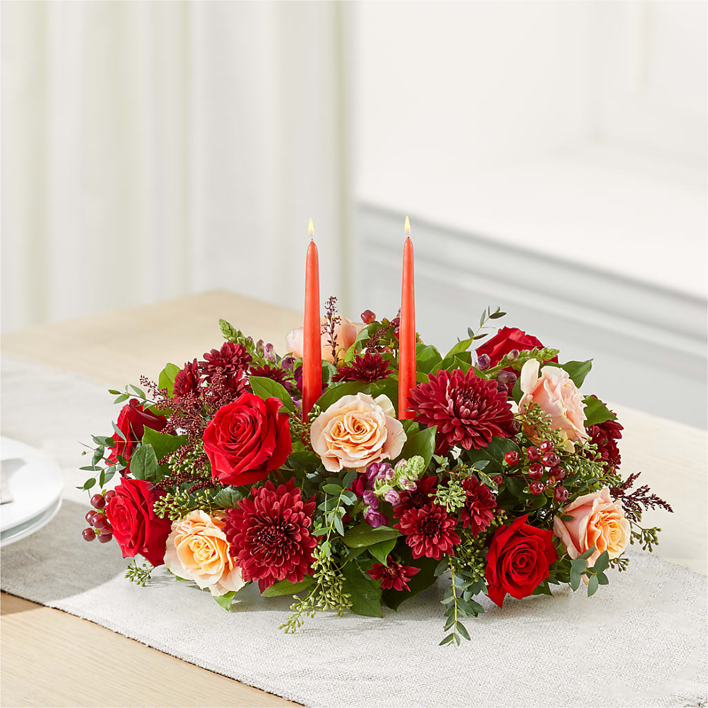 Most Thankful Centerpiece –  La Petite Florist And Gifts, Brea CA