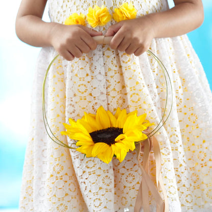Sweet Sunshine Flower Girl Bouquet –  La Petite Florist And Gifts, Brea CA